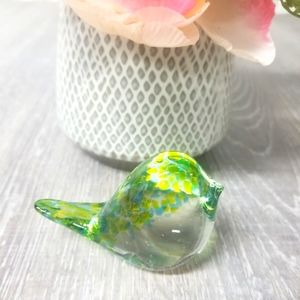 Henrietta glass speckled bird